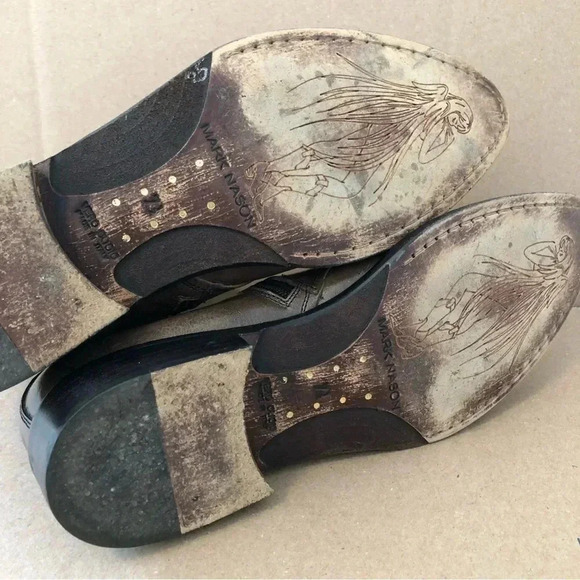 Mark Nason BARCLAY Dragon Rock Boots US‎ 7.5 Distressed Brown - Picture 16 of 16